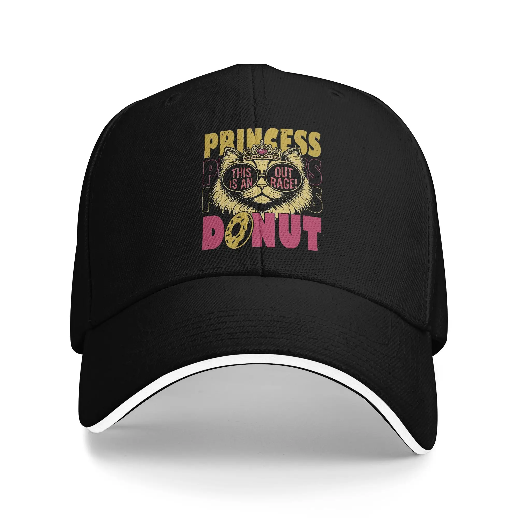 Men's Women's Princess Donut Dungeon Crawler Carl Outdoor Hat  Trucker Cap Casual Baseball Cap Sunscreen Hats
