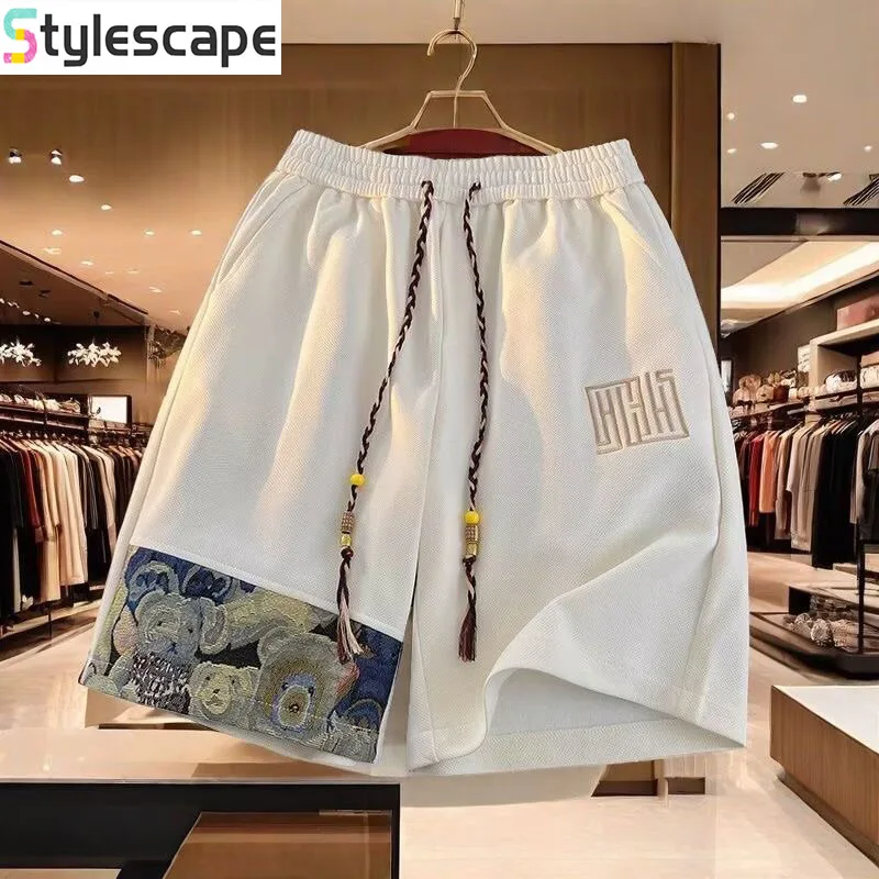 

Новые летние прямые дышащие шорты 2026 года для мужчин: модные брендовые спортивные и повседневные свободные шорты-бермуды