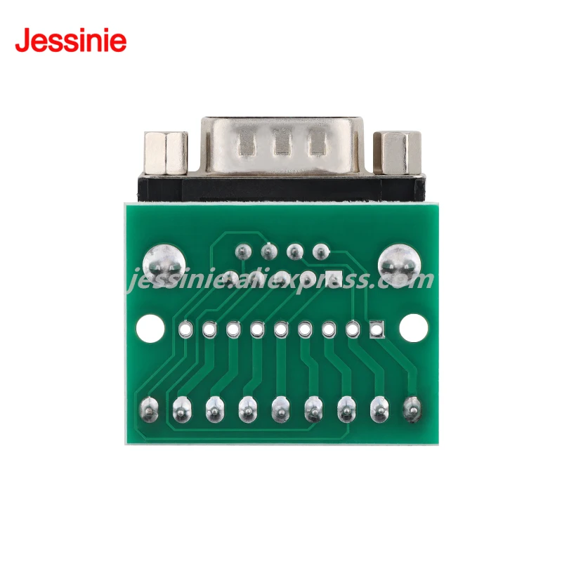 5pcs/1pc DB9 DR9 Male Female Adapter Cable Signals Terminal Module RS232 RS485 Serial Port COM to Terminal 9Pin 9-Hole Connector