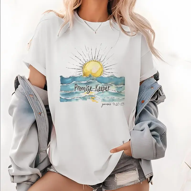 

Promise Keeper T-Shirt, Jeremiah 29:11-13 Graphic Tee, Christian Religious Top, Bible Verse Quote Shirt, Church Apparel Gift