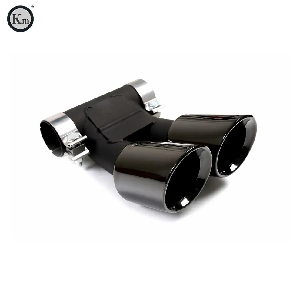 

KM for 2008-2015 Cayman Boxster 987 Exhaust Tip Exhaust Pipes Muffler Tips Tail Pipe Black Titanium