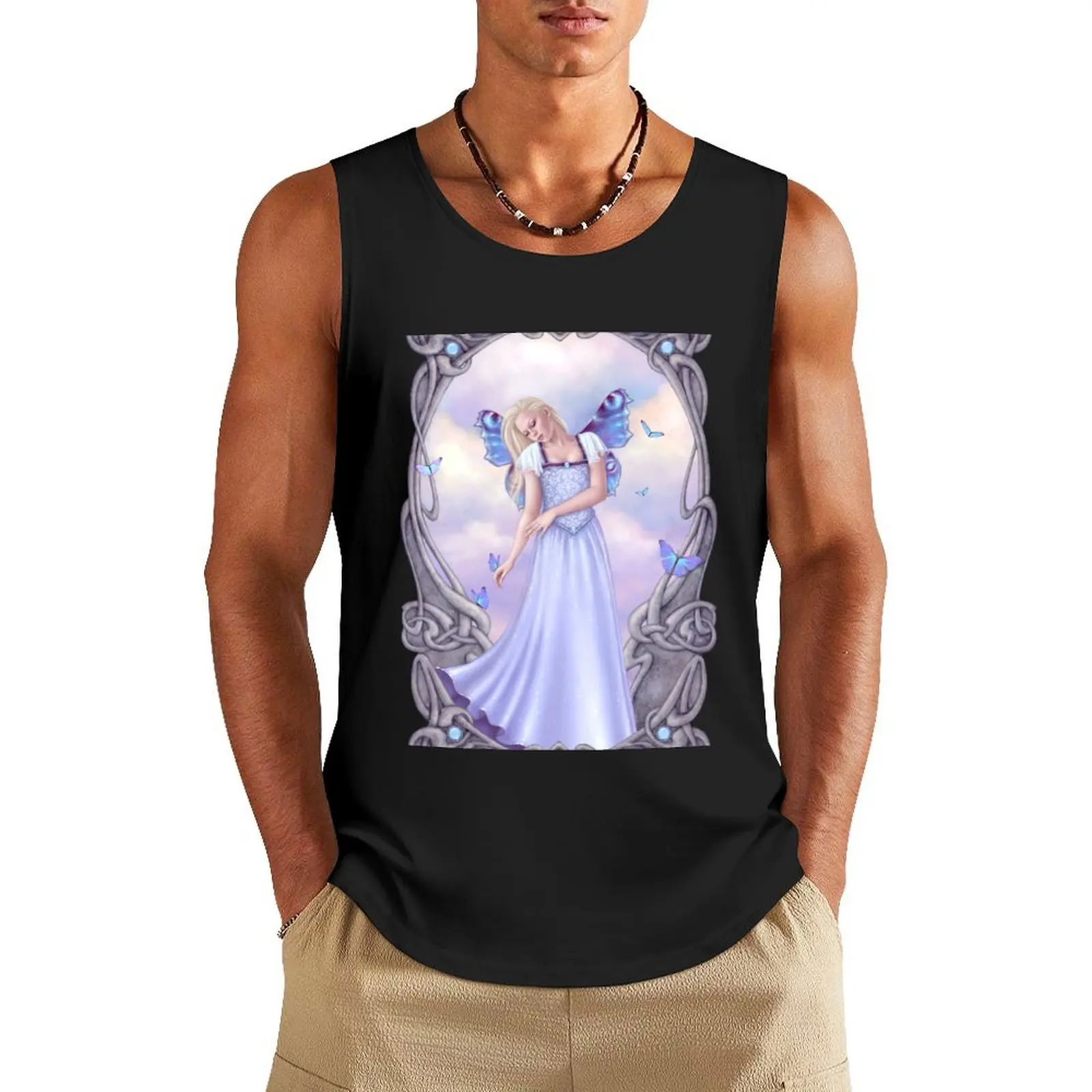 

Opal Birthstone Fairy Tank Top Men's t-shirts fashion 2025 man best selling products running shirt underwear