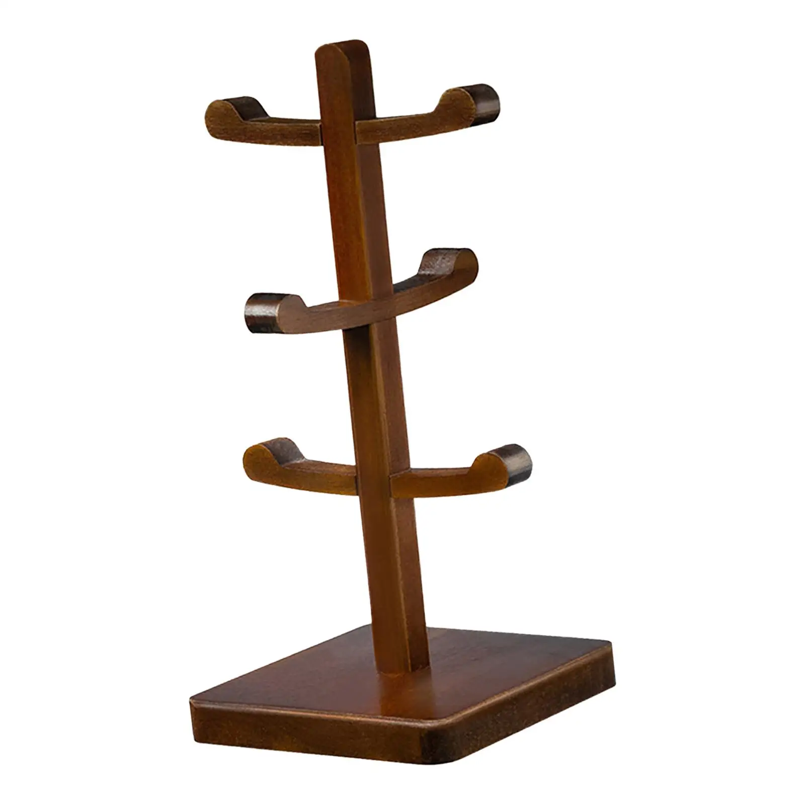 Wooden Bracelet Stand Jewelry Holder Organizer with Base Gift Bracelet Holder for Earring Bangle Necklace Salon Bedroom