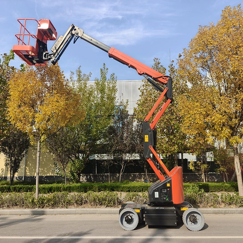 Cheap Electric Battery Power Steel Materia Aerial Work Platform 10m To 22m New Towable Articulated For Boom Lift
