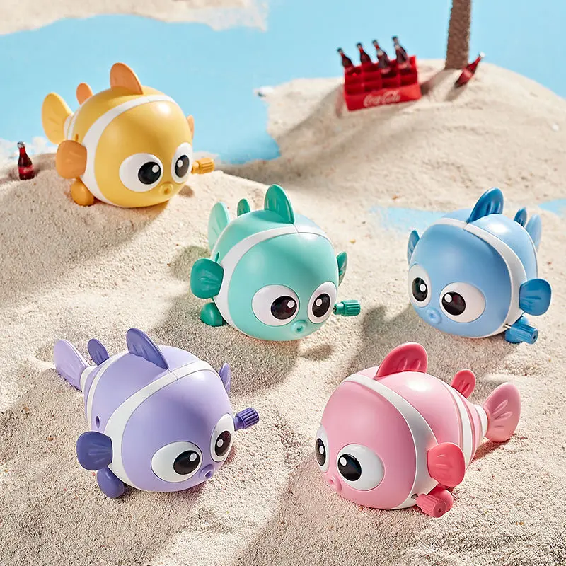 Cartoon Children's Clockwork Toys Chain Up Small Animal Fish Mouse Rabbit Turtle Retro Toy Puzzle Education Children's Gift