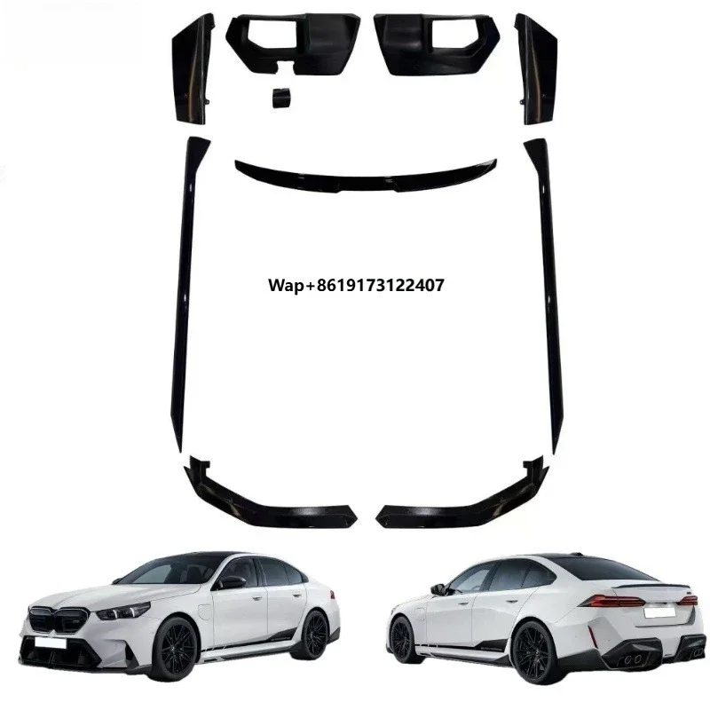 

Upgrade M5 G90 to New MP Competition Trim Body Kit Front Lip & Rear Diffuser Side Skirt Spoiler for M5 G90 2025+ Car Bumpers