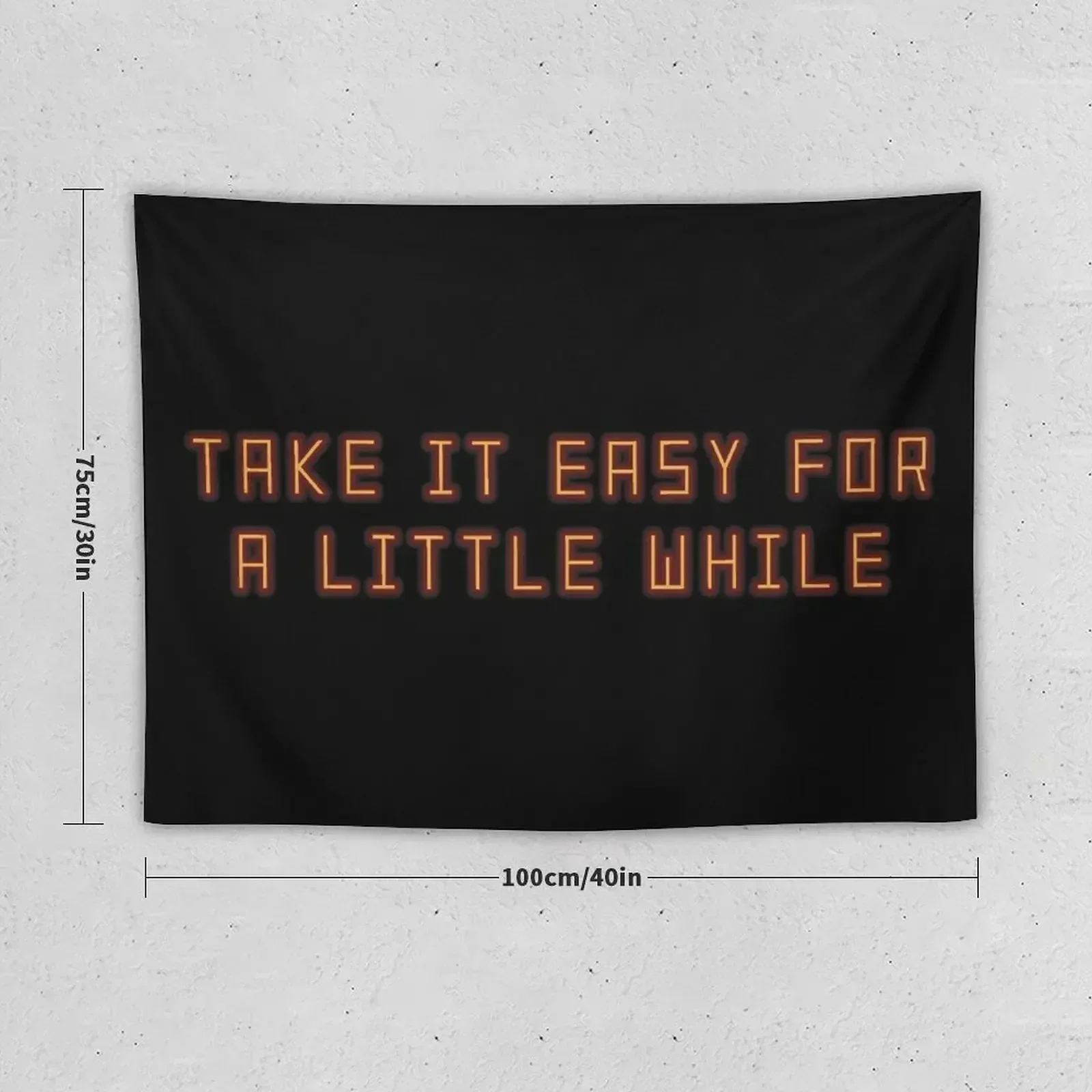 Take It Easy For a Little While - Arctic Monkeys - Tranquility Base Hotel & Casino Tapestry Outdoor Decor Tapestry