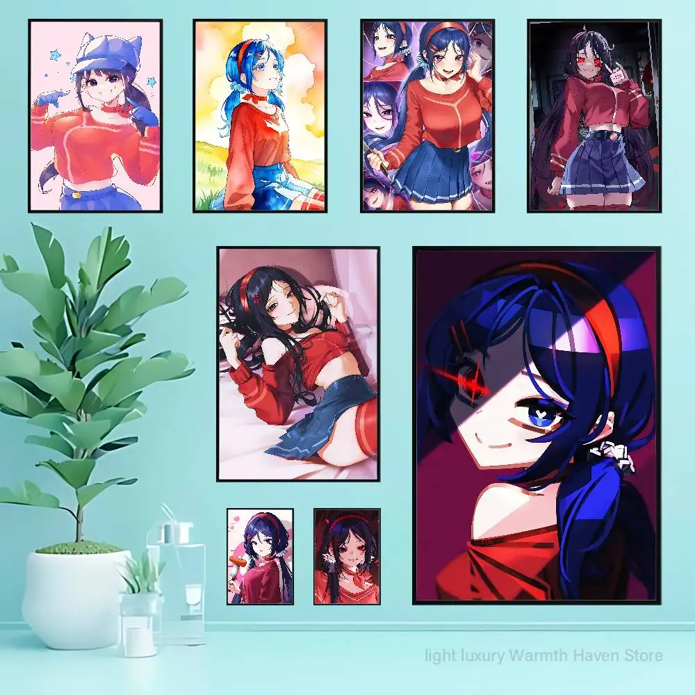 

Game M-MiSide Cute Mita Poster Fancy Wall Sticker for Living room bar retro decorative painting room