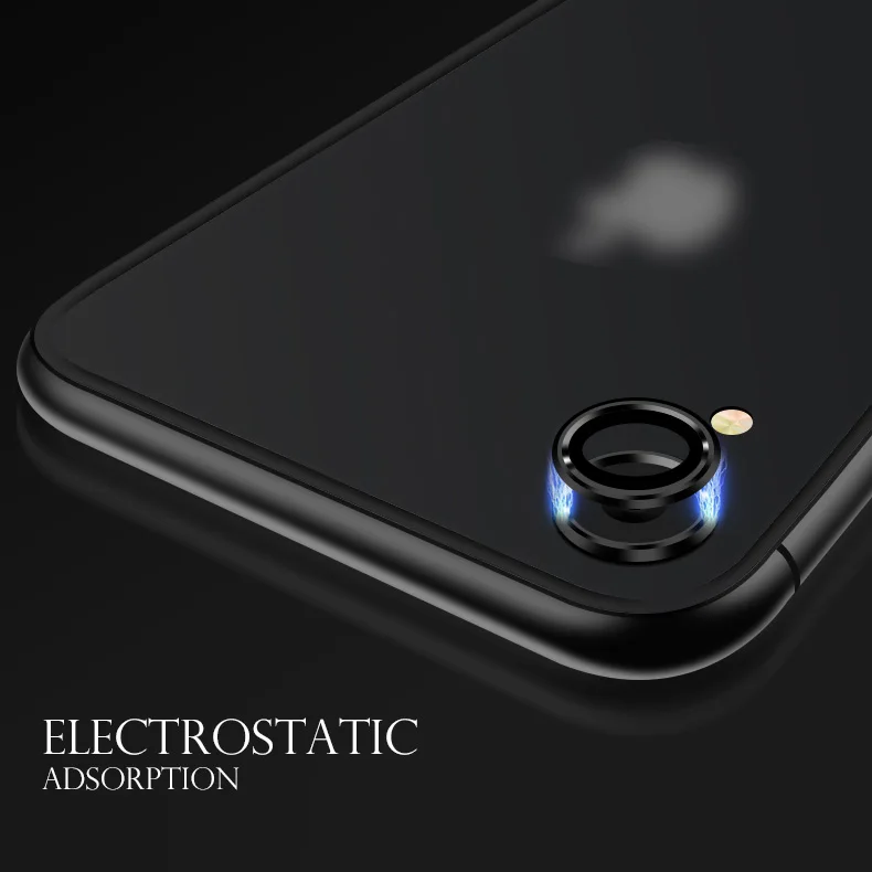 For iPhone XR Metal Rear Lens Protective Circle Ring Anti Fall Bumper Cover Back Camera Screen Protector For Apple XR iPhoneXR