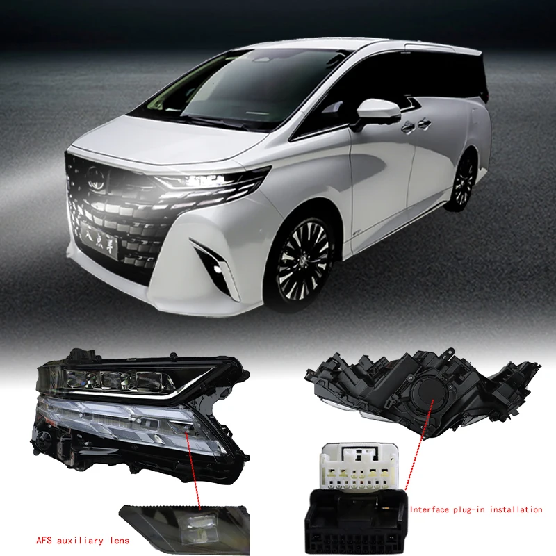 2025For Super Bright Headlights for 2024 for Toyota Alphard/Vellfire Performance Parts Upgrade Installation