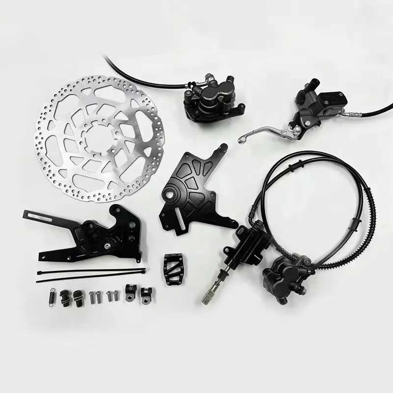 Ultra Bee 240mm Rear Disc Brake Dual Caliper Bracket Kit Aluminum Alloy Anodized Modified For LBX Talaria X3 Foot