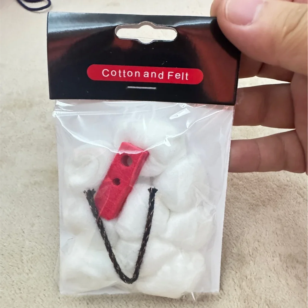 Ensemble d'accessoires de remplacement 3 en 1, tampon en feutre de coton blanc absorbant l'huile/mèches en cuivre noir, adapté au briquet Zippo Zorro
