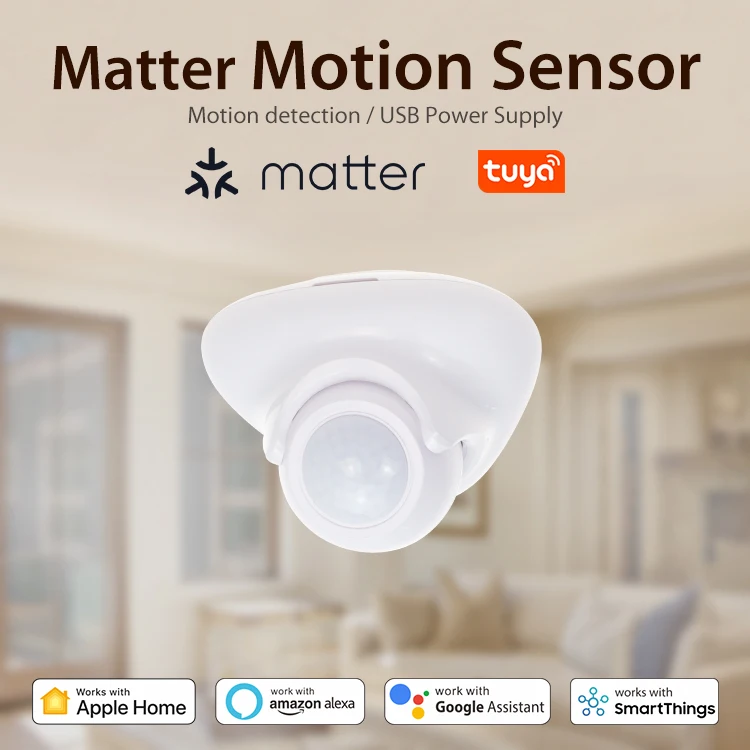 tuya-matter-thread-スマート-pir-モーションセンサーワイヤレス人体モーション赤外線検出器-homekit-alexa-google-ホームと連携