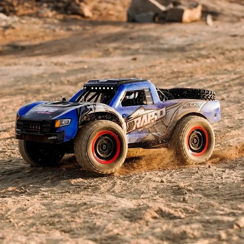 Q130 RC Car 1/16 4WD Brushless Mountain Climbing Off-road Vehicle Model Electric Remote Control Rally Short Truck Toy Boy Toys