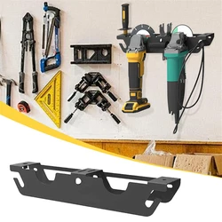 Angle Grinder Holder 2 Bay Multipurpose with Cord Hanger Wall Mount Bracket for Angle Grinders Garage Workspace Wrenches Cutters