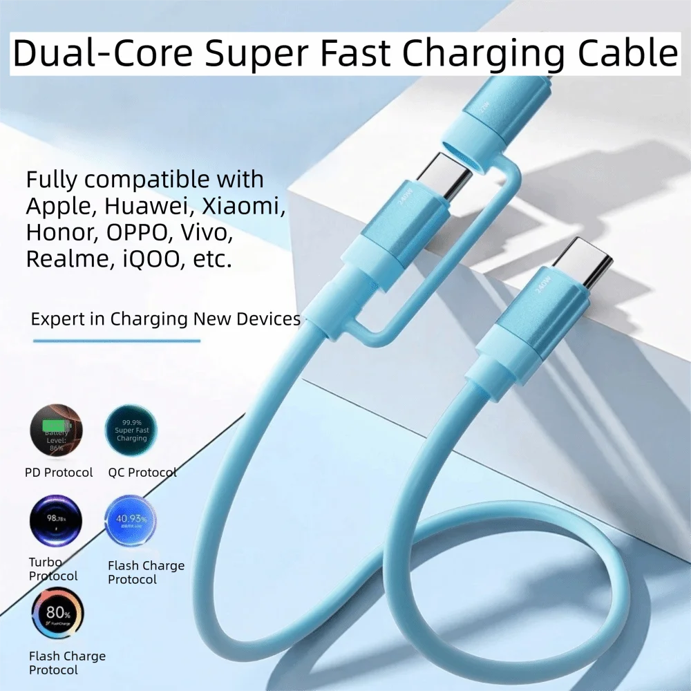 30W Wall Charger Adapter Dual Port High Quality Phone Charger Adapter Practical Fast Charging Fast Charging Adapter