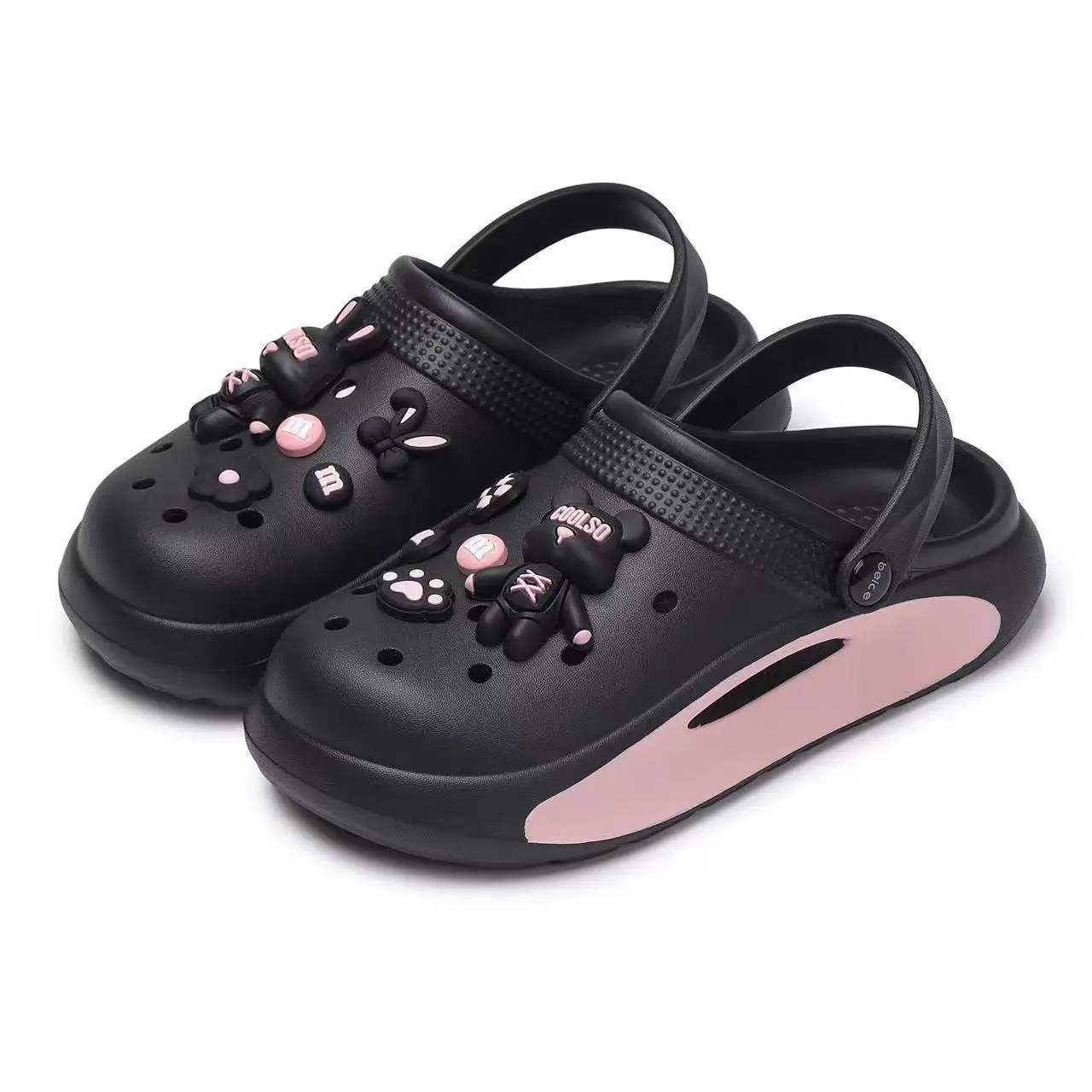 Pantofole da donna estive sandali da giardino da spiaggia da donna dei cartoni animati zoccoli EVA sandali Casual pantofole piatte morbide da