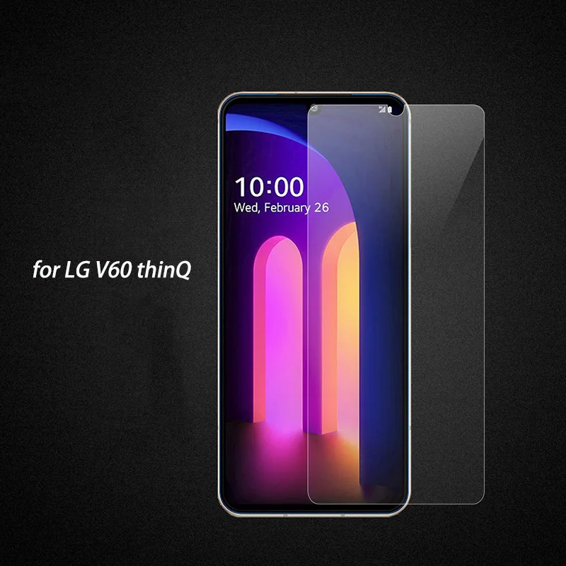 For LG V60 ThinQ 2.5D HD Vidrio Screen Protector Tempered Glass for LG V60ThinQ Clear UltraThin 9H Scratch Proof Protective Film