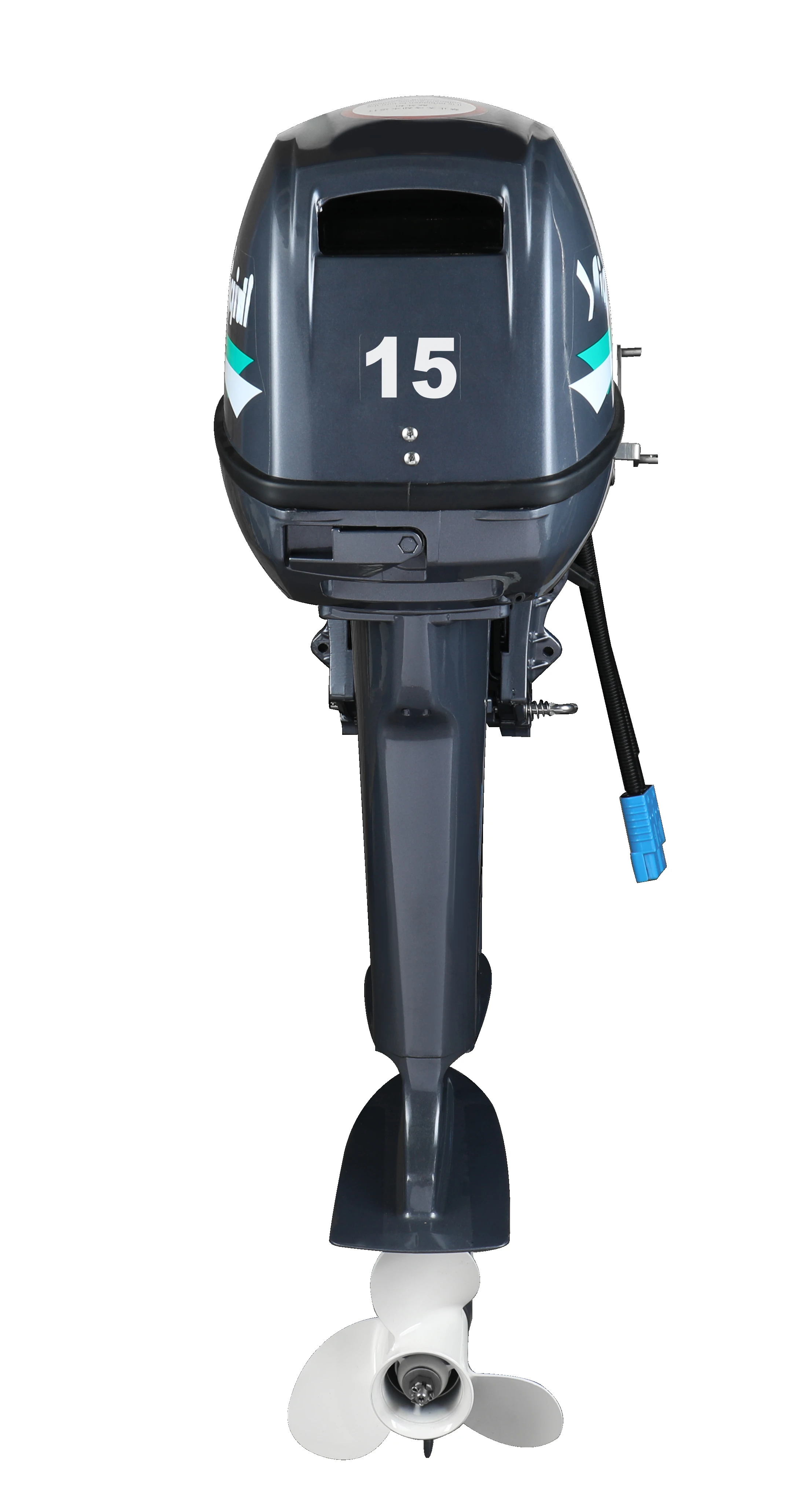 E15 Electric Outboard Engine 15HP Water Cooling 72V 11KW Tiller Control Lower Noise No Emission Trolling Motor for Fishing