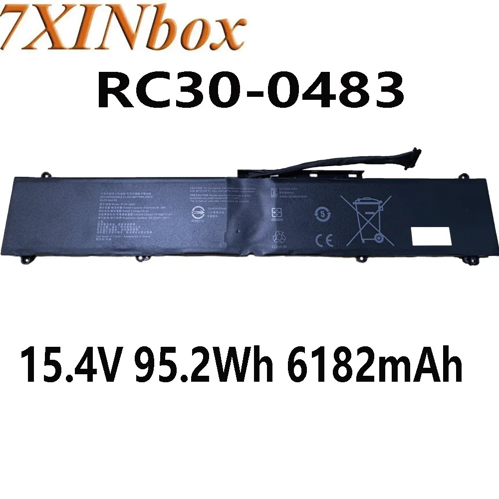 

7XINbox RC30-0483 15,4 В, 95,2 Втч, 6182 мАч, аккумулятор для ноутбука Razer RZ09-0510SGM4-R3G1 BLADE 16 2023 GEFORCE RTX 4070