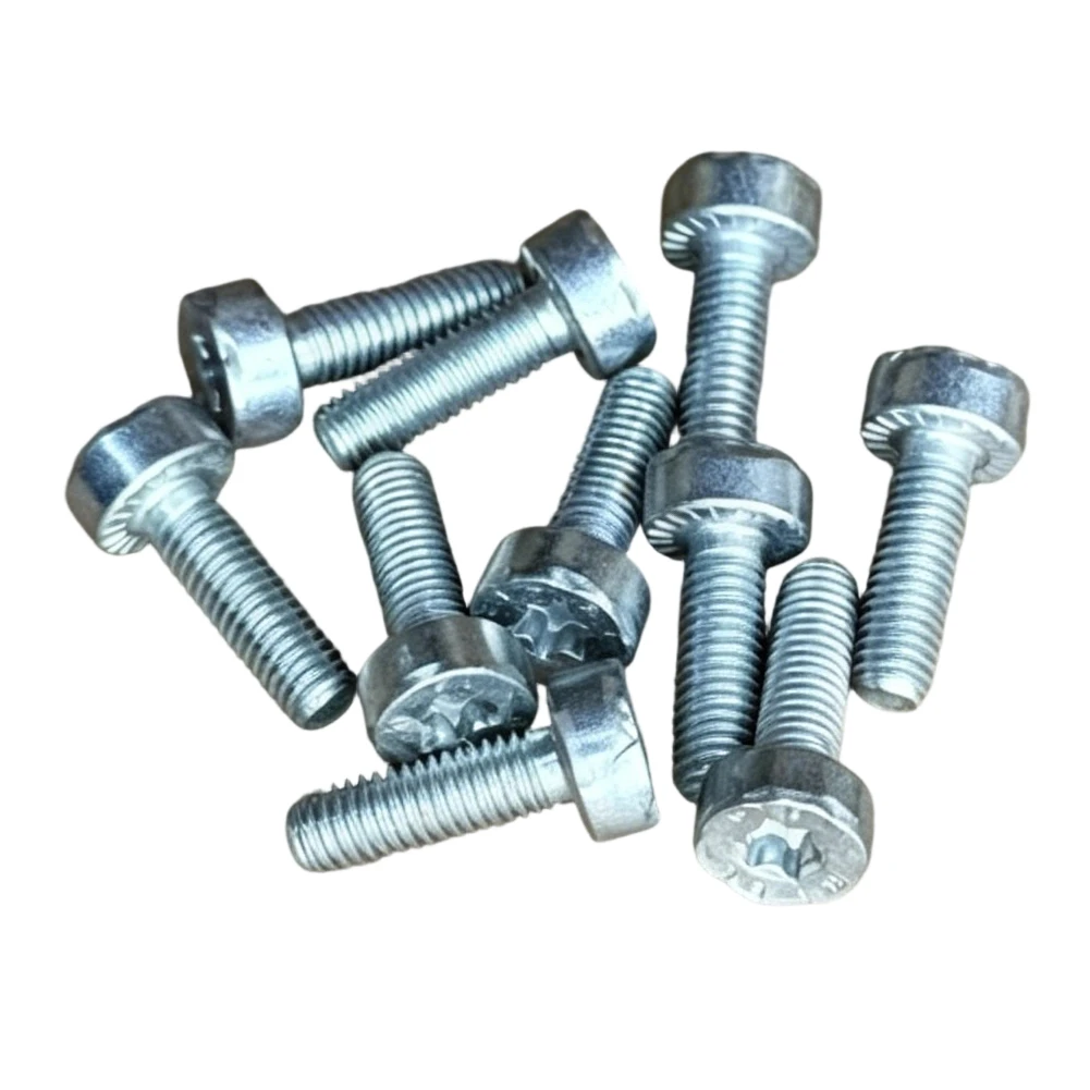/10pcs /Silver /Metal Fastening Screw Bolt Mounting Part 9022 341 0980 For For TS800 HS45 Chainsaw Replacement Accessories