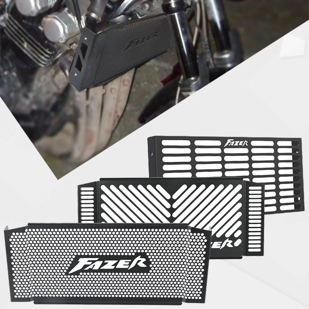 

Motorcycle FOR YAMAHA FZS600 FAZER FZS 600 FAZER S Radiator Grille Guard Cover 1998~2004 2003 2002 2001 2000 1999 Accessories