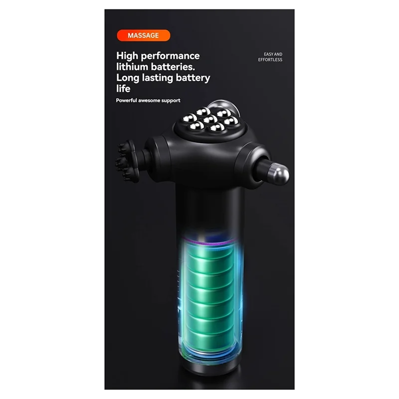 

ABVI-Electric Three Head Multifunctional Fascia Instrument Massager For Relaxation, Massage, Fitness, And Muscle Relaxation