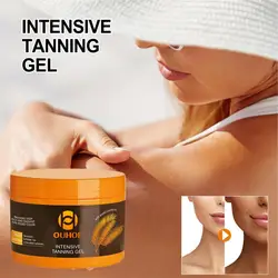 Crema bronceadora de playa, loción autobronceadora de 150g, marrón, corporal, crema sin sol, hidratante, nutre la piel, cuidado de la belleza