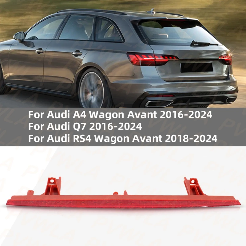 

High Level LED 3rd Brake Light For Audi RS4 Wagon Avant 2018 2019 2020 2021 2022 2023 2024 Car Accessories High-mount Stop Lamp