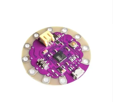 ATmega32U4 ATMEGA328P LilyPad 328 For Arduino DIY Kit Micro USB ATtiny85 LilyTiny Main Board Buzzer WS2812 RGB CR2032 TEMT6000