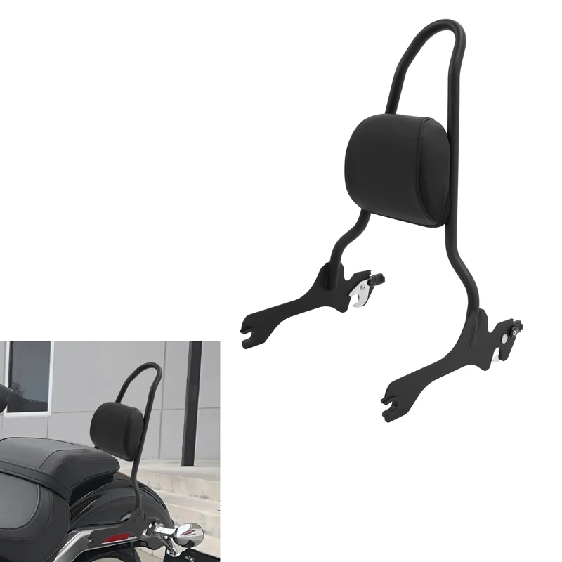 

Motorcycle Passenger Backrest Sissy Bar Docking Kit For Harley Fat Boy Breakout FLFB FLFBS FXBR FXBRS 2018-2025