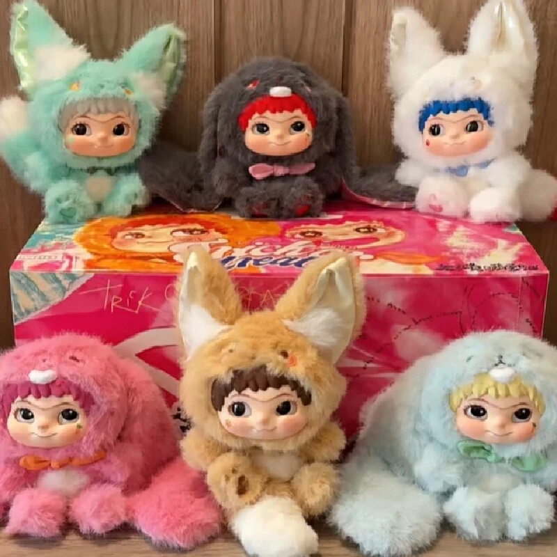 

Подлинная Wakuku Fox Rabbit Mischief Diary Series, украшение, слепая коробка, загадочная коробка, плюшевая кукла, сумка, кулон, подарок для девочки, периферия