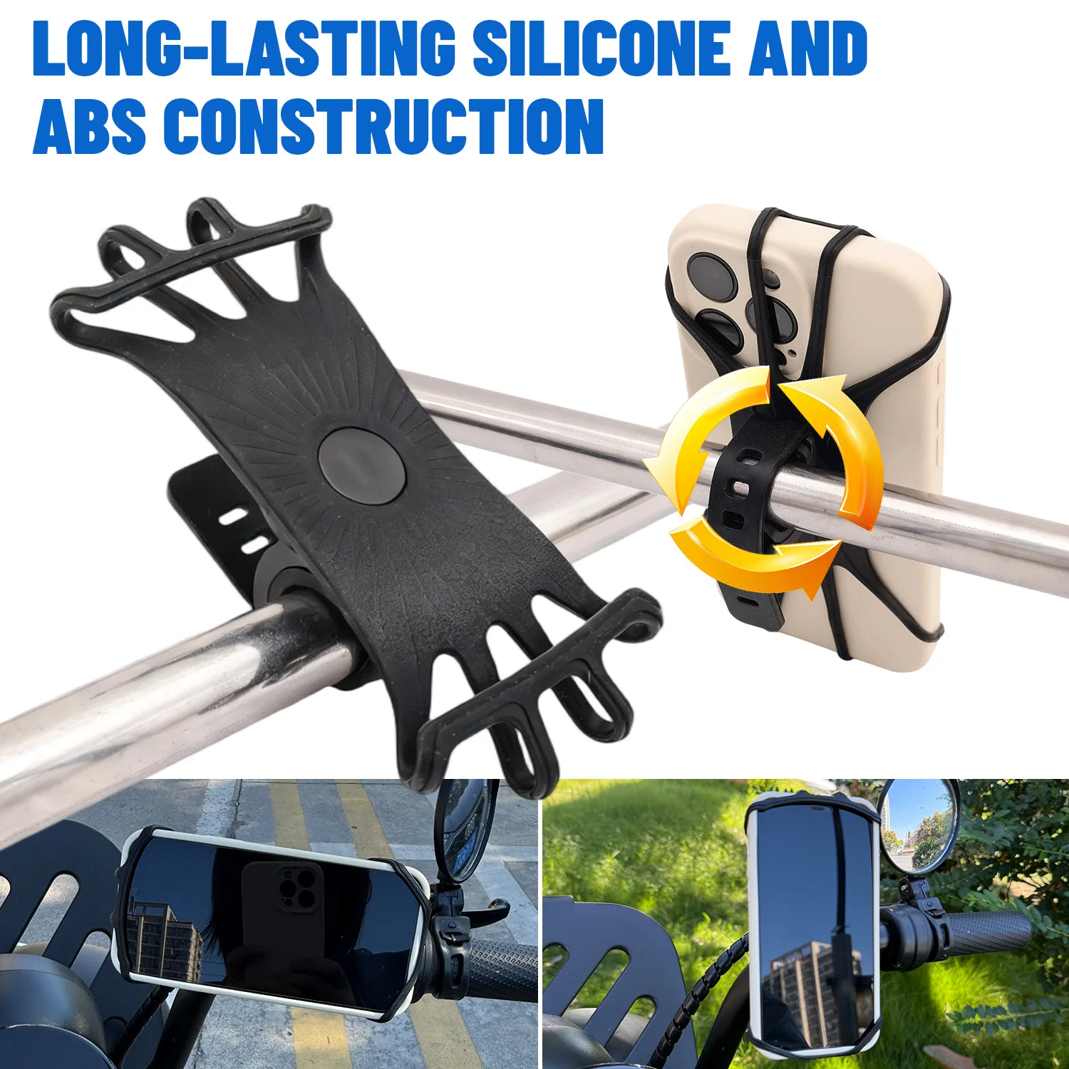 

Силиконовые ремешки безопасности, держатель для телефона на велосипеде, сменные ремни для велосипеда, крепление для телефона, велосипедный руль, держатель для мобильного телефона, поддержка