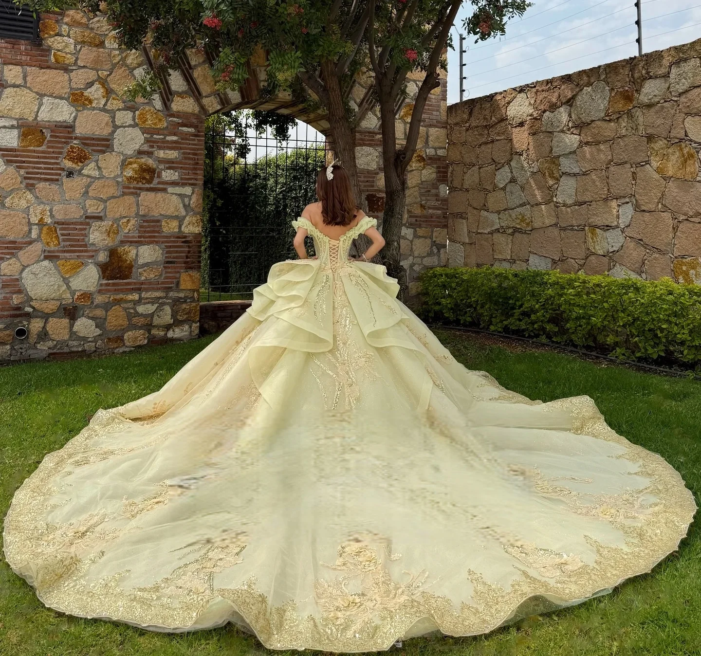 Floral Charro Quinceanera robes robe de bal hors de l'épaule Appliques perlées mexicain doux 16 robes 15 Anos personnalisé