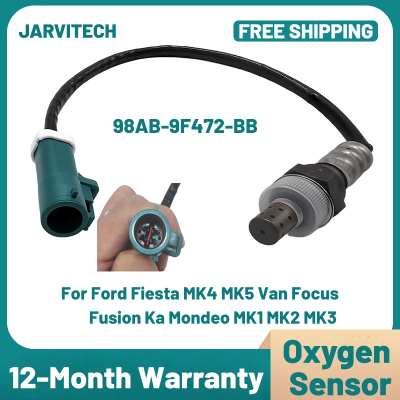 

98AB9F472BB O2 Sensor Lambda Probe Oxygen Sensor 98AB-9F472-BB For Ford Fiesta MK4 MK5 Van Focus Fusion Ka Mondeo MK1 MK2 MK3