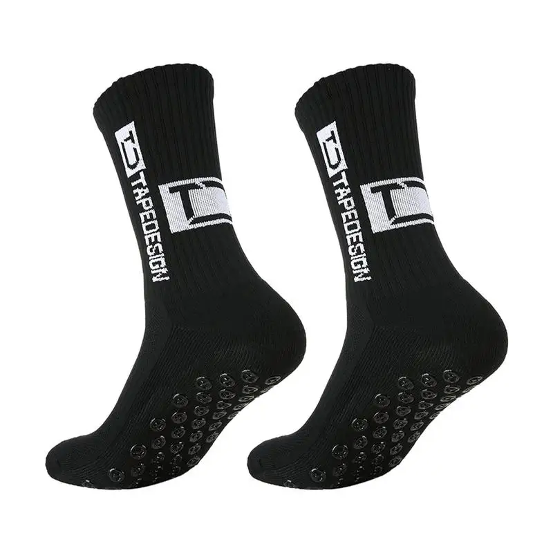 

Grip Socks Soccer Anti Slip Athletic Socks For Men Professional Thick Towel Bottom Sports Football Socks For Yoga Pilates Soccer