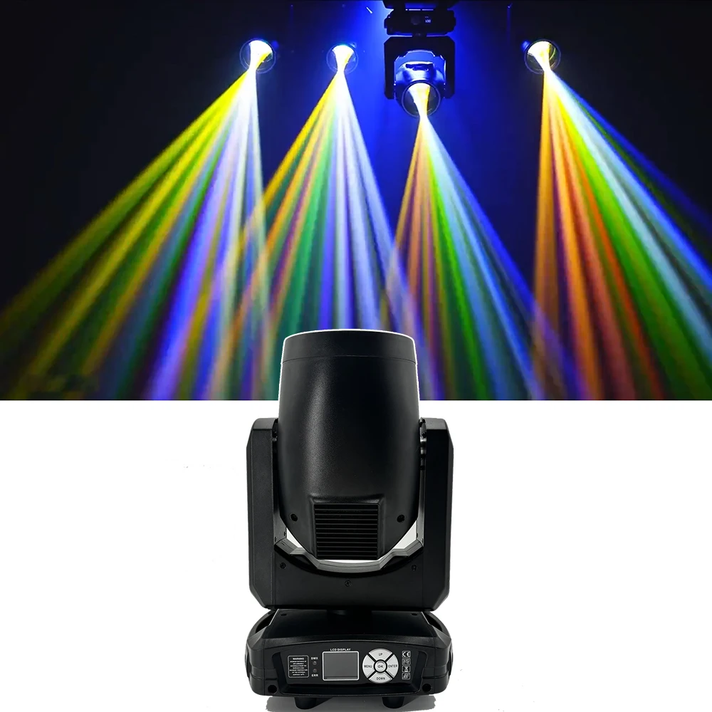 230W Moving Head Beam Light 15 Fixed Patterns 24 Prism DMX512 RDM 18CH 540°280°Tilt Stage Light for DJ Disco Party Club Wedding