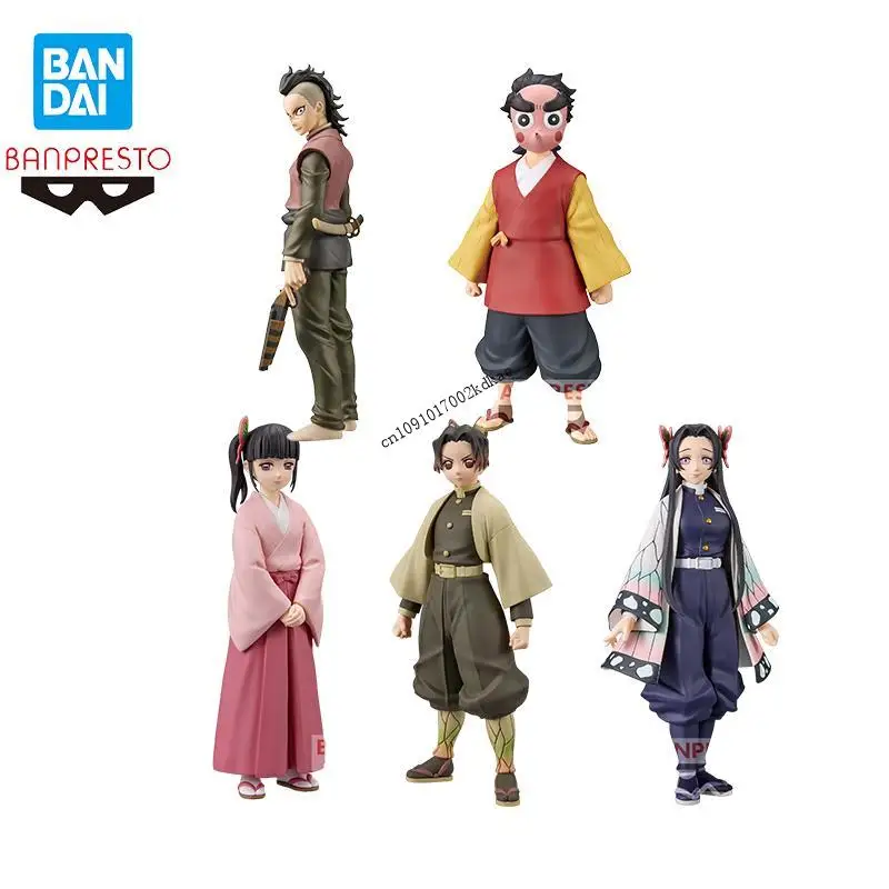 

В наличии Bandai Banpresto Original Demon Slayer Shinazugawa Genya Kochou Kanae Tsuyuri Kanao Коллекционная фигурка персонажей аниме