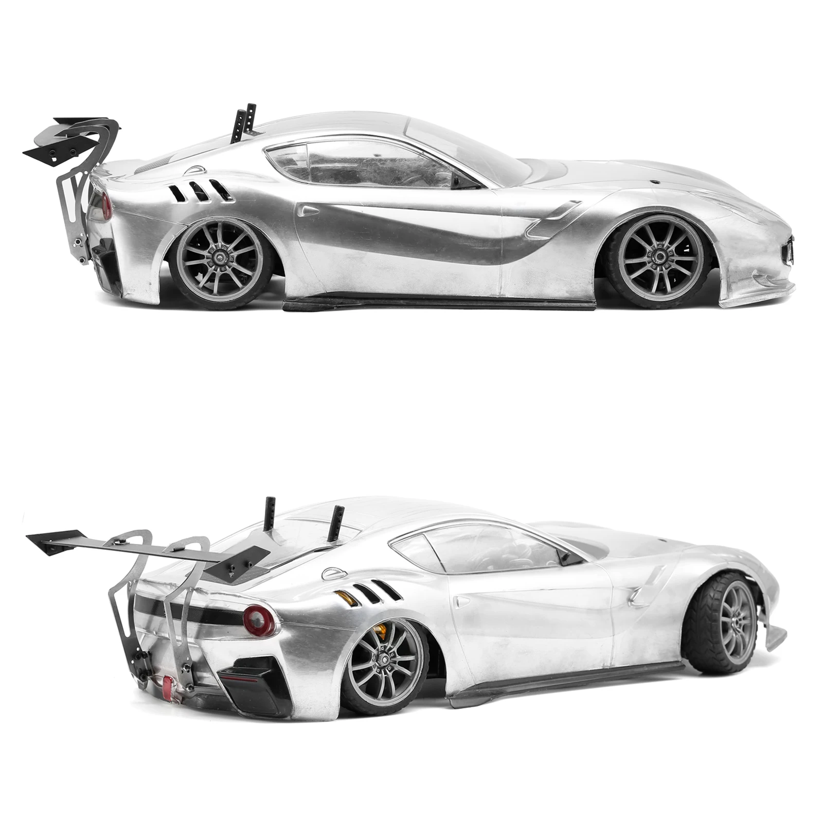 Metal Tail Wing Rear Spoiler for 1/10 RC On-Road Racing Rally Drift Car TAMIYA TT01 TT02 XV01 PTG2 HSP 94123 FW06 SAKURA