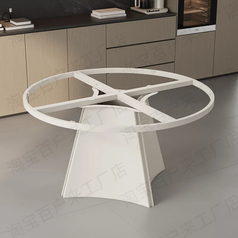 Round dining table base Slate stainless steel round table leg bracket