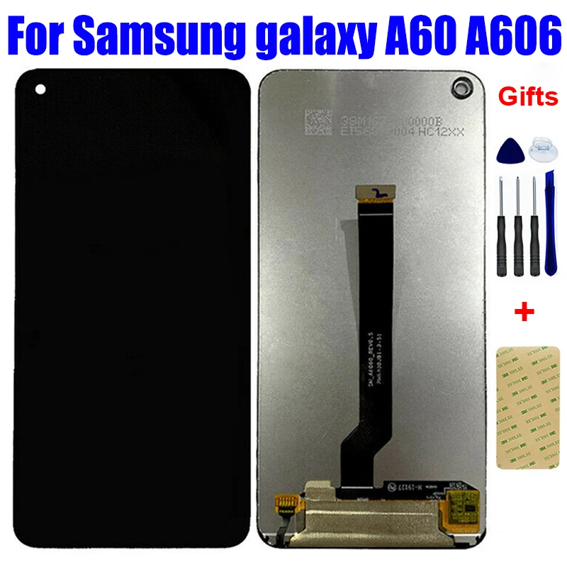 

For Samsung Galaxy A60 A606F/DS A6060 A606 LCD Display Matrix Pantalla Monitor with Touch Screen Digitizer Glass Assembly