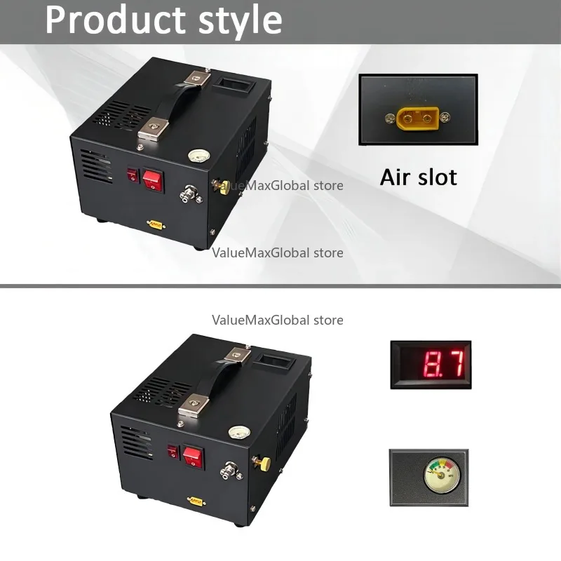 

12V 30MPa Shooting Air Pump - PCP Compressor with Transformer for Scuba Diving