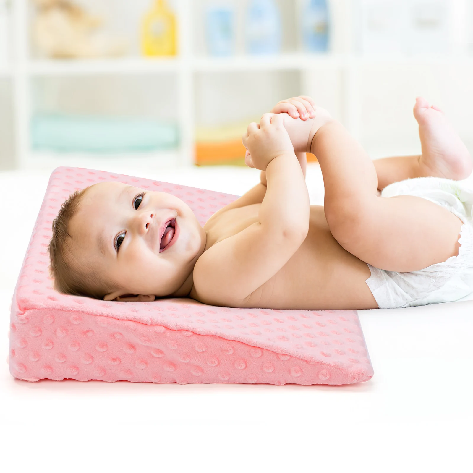 

Anti-spitting Pillow Pillows Slope Pillows For Sleeping Incline Core Sponge Memory Foams Baby Support Neckrelief Cushion