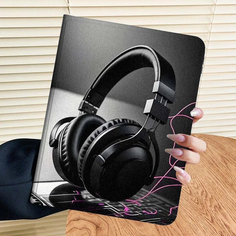 حافظة كمبيوتر لوحي رائعة على شكل موسيقى إبداعية لهاتف سامسونج جالاكسي تاب S11 A11 A9 A8 S6 A 10.1 A7 10.4 Plus 2025 2023 2022