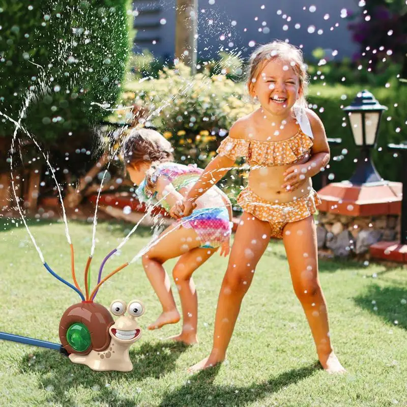 Caracol Forma Água Spray Sprinkler Brinquedo Ao Ar Livre Verão Quintal Gramado Água Squirting Jogos Divertidos Brinquedo Presente De Aniversário Para Crianças