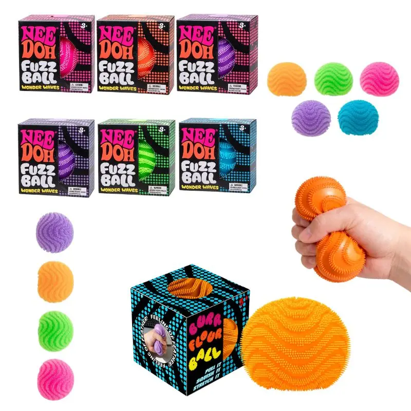 

Schylling Fuzz Ball Blind Box Toy Soft Fluffy Squishy Squeeze Toy Portable Stress Relief Anxiety Relief Decor Gift