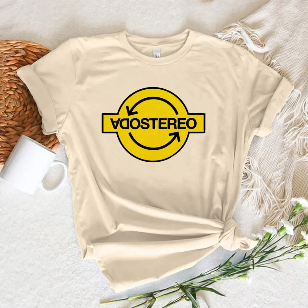 

Женские футболки Soda Stereo, красочная цифровая пастельная эстетичная футболка в стиле каваи, женская футболка с графикой в стиле гранж, психоделическая графика, дышащая