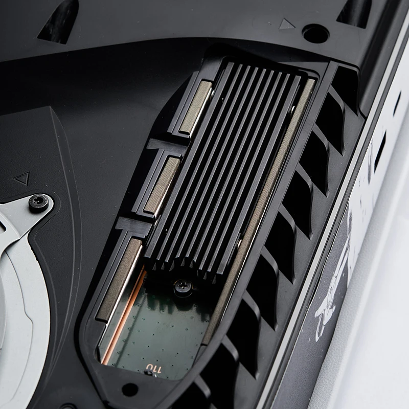 M.2 SSD Kühlkörper für PC / PS5 PCIE 2280 SSD M.2 NVME NGFF 2280 Aluminium Solid-State-Festplatten-Kühler Mit Wärmeleitpad