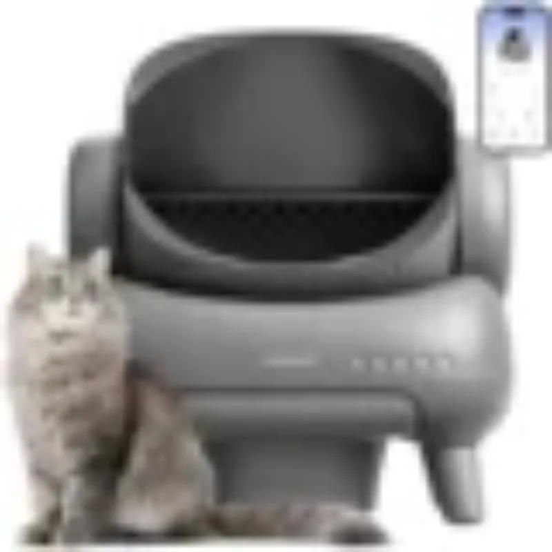 

Automatic Cat Litter Box With APP Control Closed Tray for Cats Toilet M1 Open-Top Self Cleaning Cat Litter Box Cats' Sandbox Pet