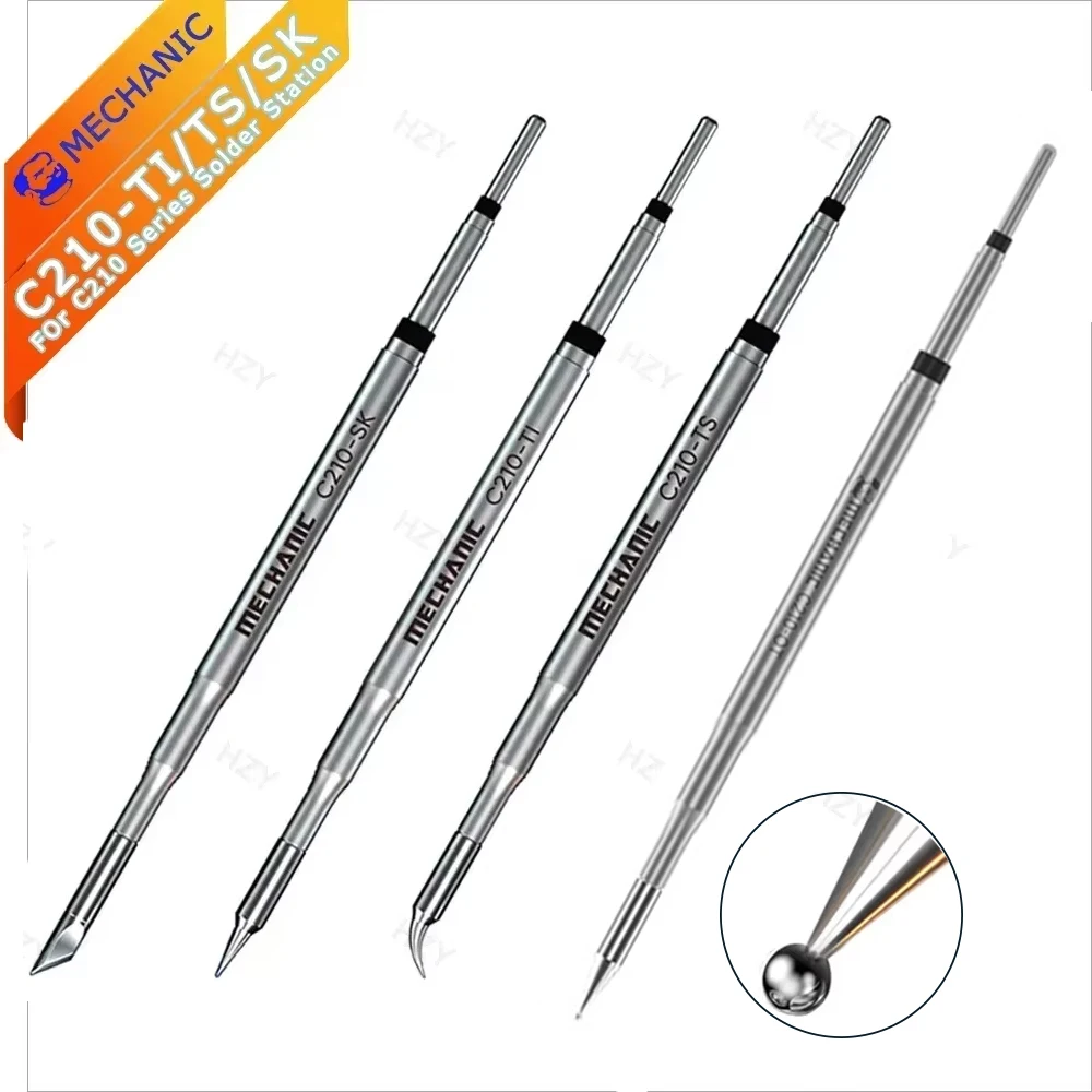 

Наконечники для пайки C210 MECHANIC C210-SK C210-TO C210-TI C210-TS, интегрированные паяльные наконечники для паяльной станции серии C210